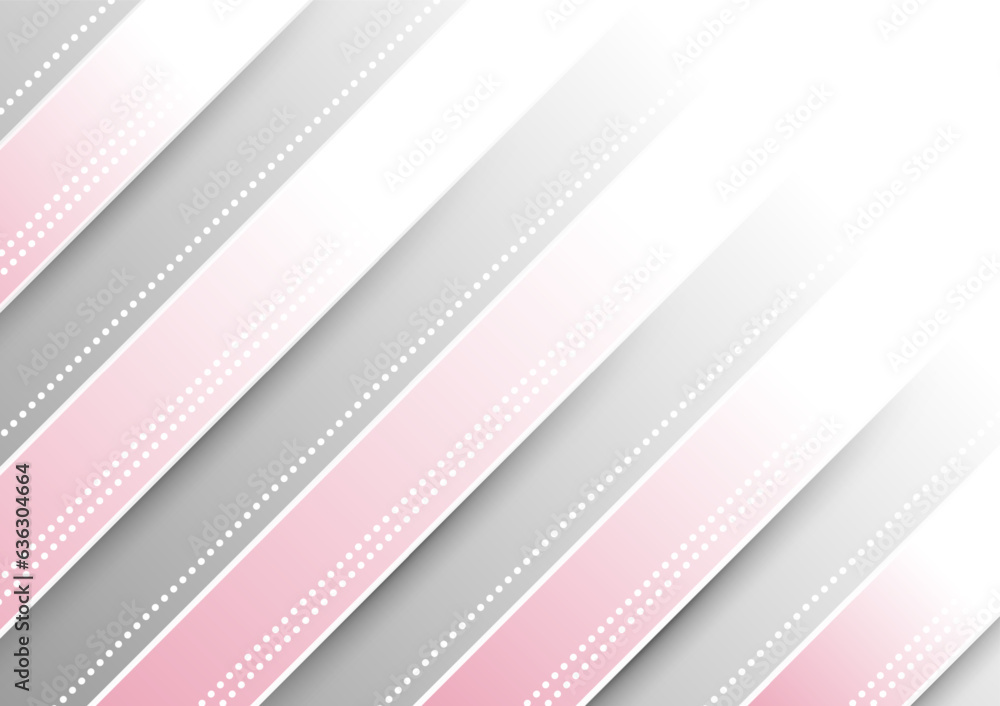 Premium abstract pink line metal dot circle gradient presentation background