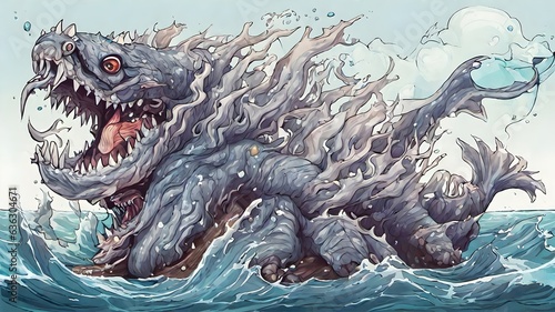 Sea Monster Background Very Creepy 