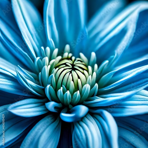 blue flower, gerado por IA