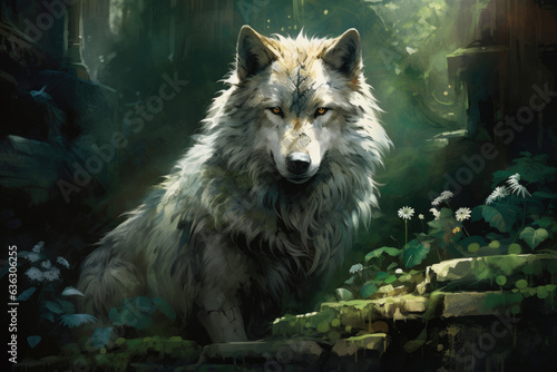 Wild Wolves: Nature's Guardians Illustration  © JJS Creative