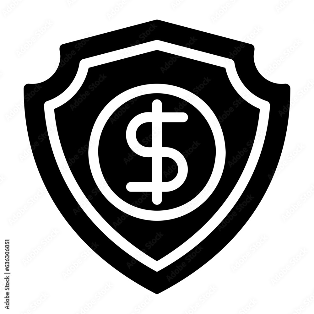 shield glyph icon shield glyph icon
