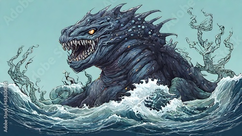 Sea Monster Background Very Creepy 