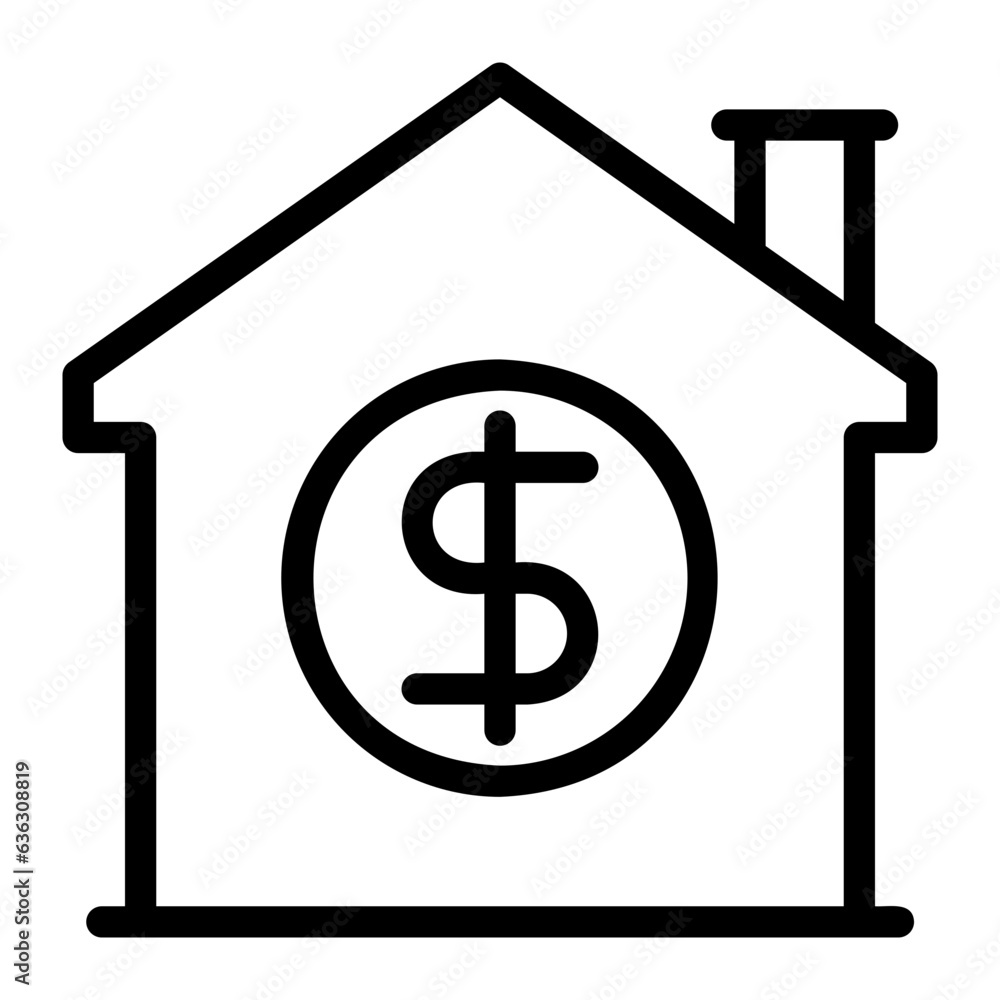house line icon house line icon