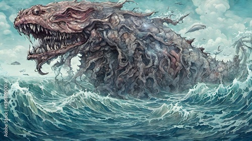 Sea Monster Background Very Creepy 