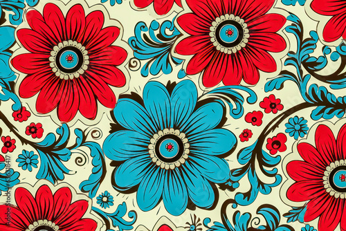 Fun Flower Background Pattern