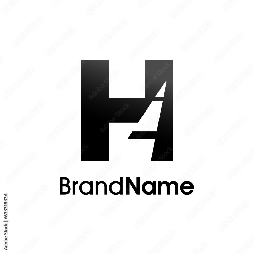 Initial H Road Way Logo Initial H Road Way Logo