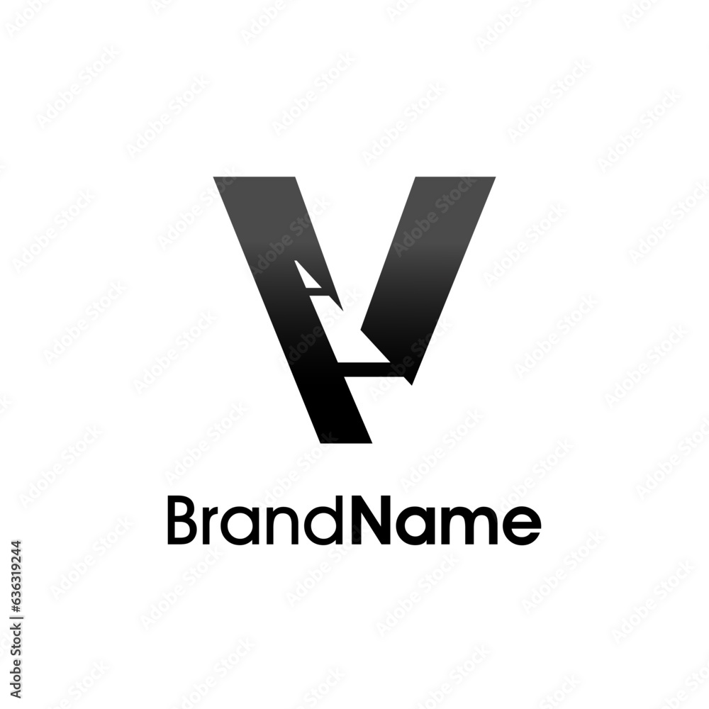 Initial V Road Way Logo Initial V Road Way Logo