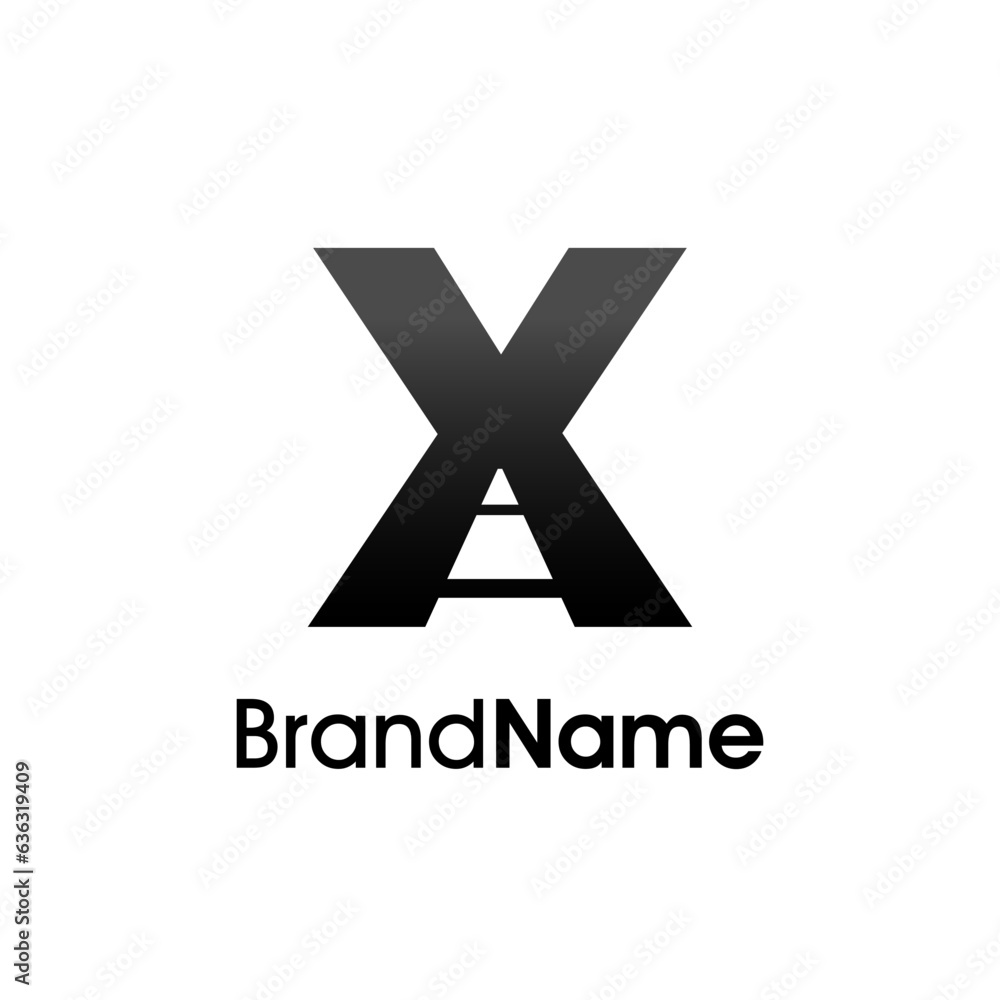 Initial X Road Way Logo Initial X Road Way Logo