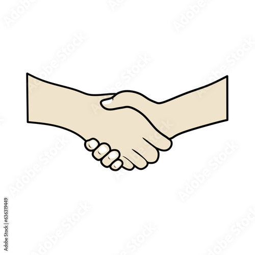 Draw a hand that is shaking in a line