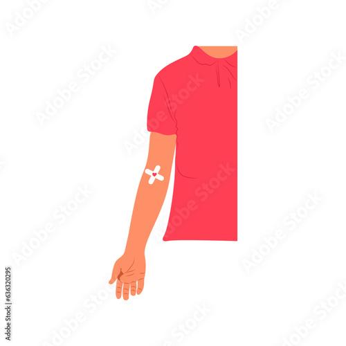 flat design world blood donor day