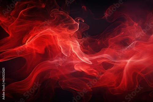 Blue vs red smoke effect black vector background. Abstract neon flame cloud with dust cold versus hot concept. Sport boxing battle competition fog transparent wallpaper design. Police digital banner