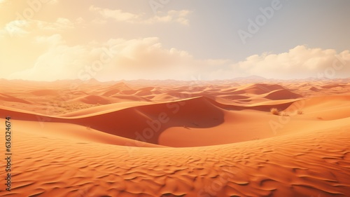 Desert sand background created with Generative AI