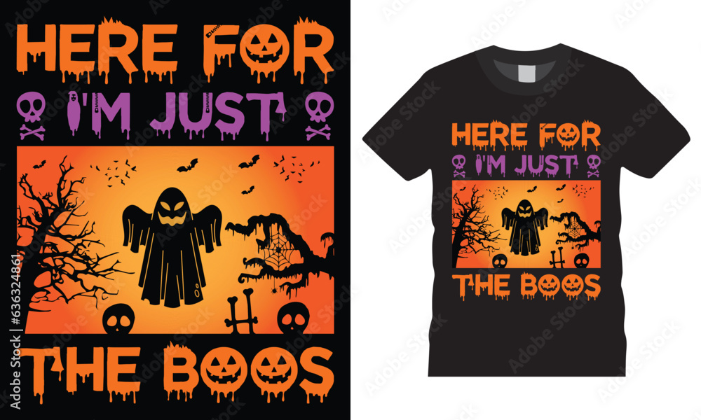 Halloween T-Shirt Design vector Graphic template.Halloween t-shirt illustration. Horns head devil t shirt design.Beautiful and eye catching vector. Halloween party costume with print-ready File.