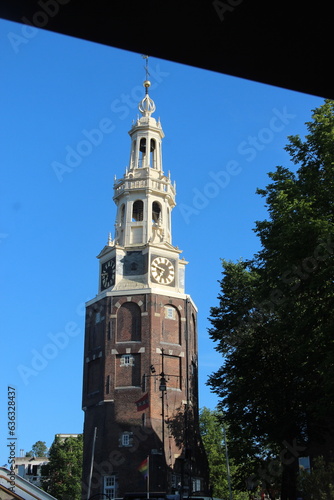 Canvas Print Amsterdam tower