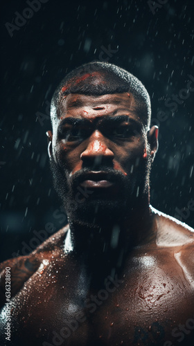 The Art of Battle: Cinematic Boxing Mastery, Generative AI © Adolfo Perez Design