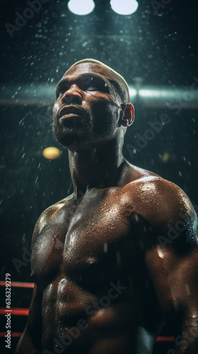 Ringside Brilliance: Cinematic Boxing Feats, Generative AI © Adolfo Perez Design