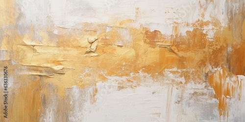 gold white art painting texture