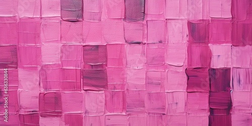 Closeup of abstract rough dark pink black art painting texture