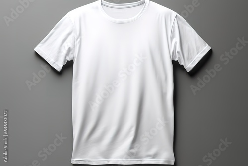 beige t-shirt mockup front and back isolated on white background with clipping path.