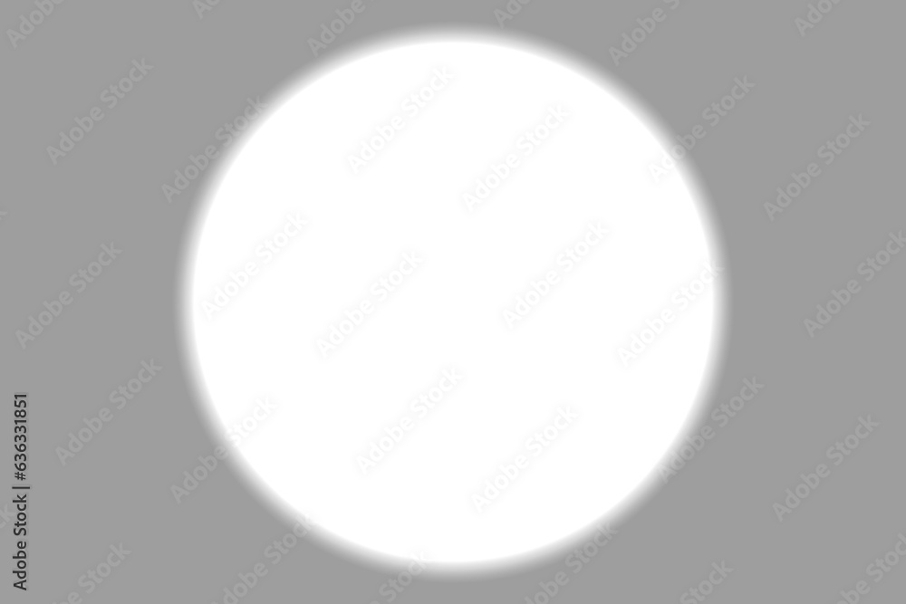 Hintergrund mit Graustufenverlauf - Weißer Kreis zentral auf einer grauen Fläche - Lichtschein im Kreis, Graustufen um den Kreis Hintergrund mit Graustufenverlauf - Weißer Kreis zentral auf einer grauen Fläche - Lichtschein im Kreis, Graustufen um den Kreis