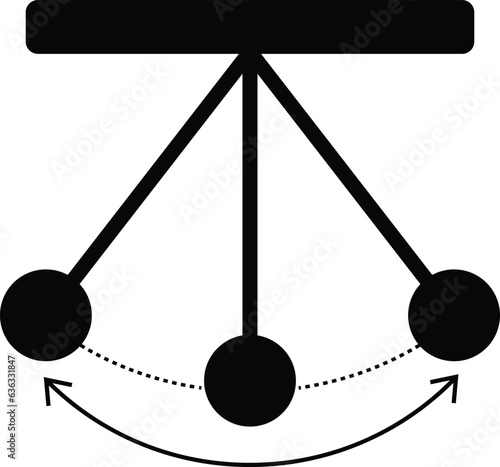 Pendulum icon vector