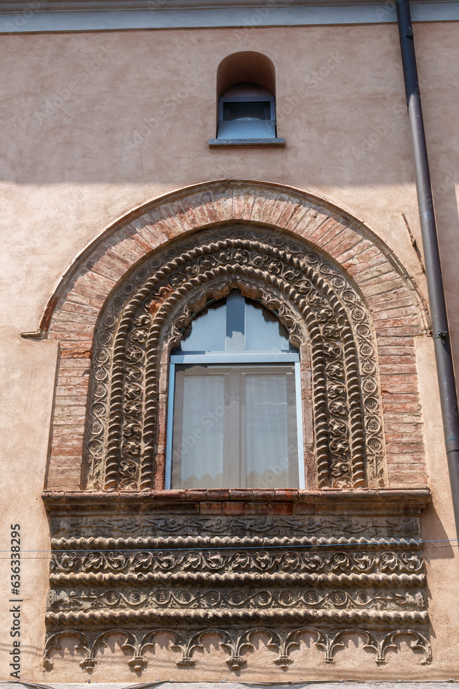 Fototapeta premium Historic building of Pontecurone, Italy