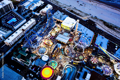 Принти на полотні Playland's Castaway Cove in Ocean City, New Jersey During the Day