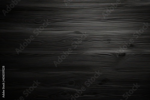 Black Table Background. Luxury Dark Grey Wooden Desk Board with Abstract Grain Texture for Floor or Design Space