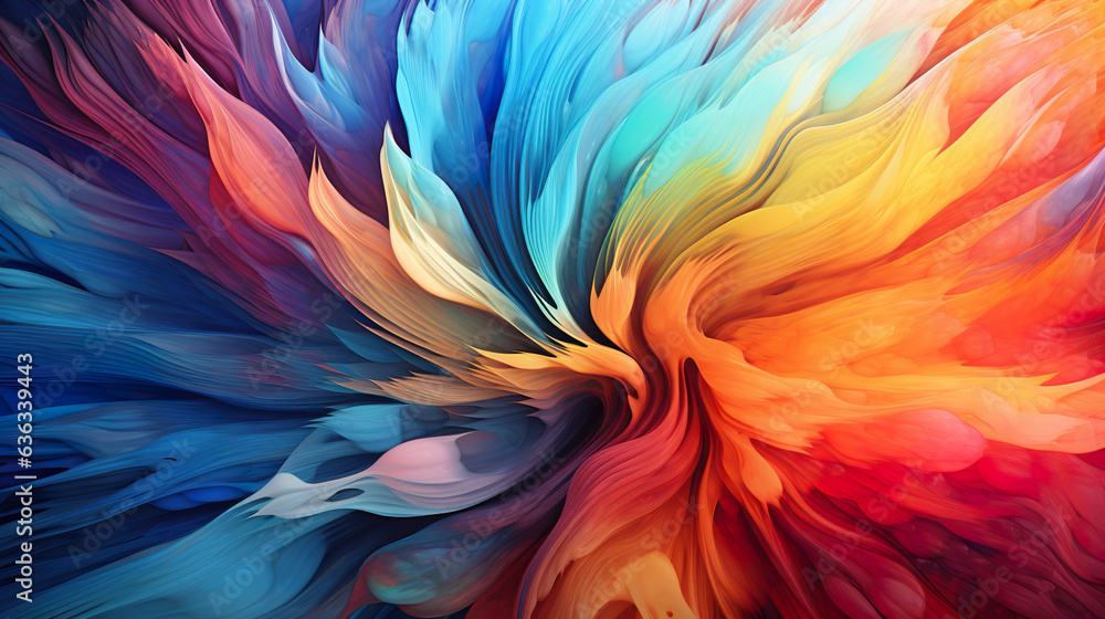 Colored Fractals Background Colored Fractals Background