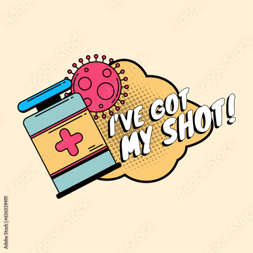 I've Got My Shot! Sticker