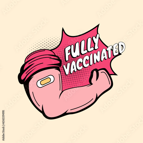 Fully Vaccinated Sticker