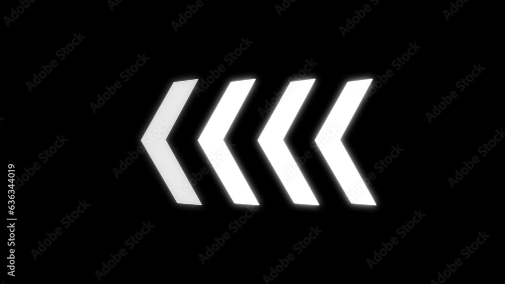abstract directional arrow icon illustration background 4k    