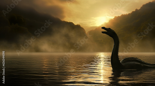 Mysterious Loch Ness Monster photo