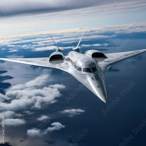 Futuristic Flight and transportation : Unveiling the 6th Generation Aircraft Design Concept.generative ai