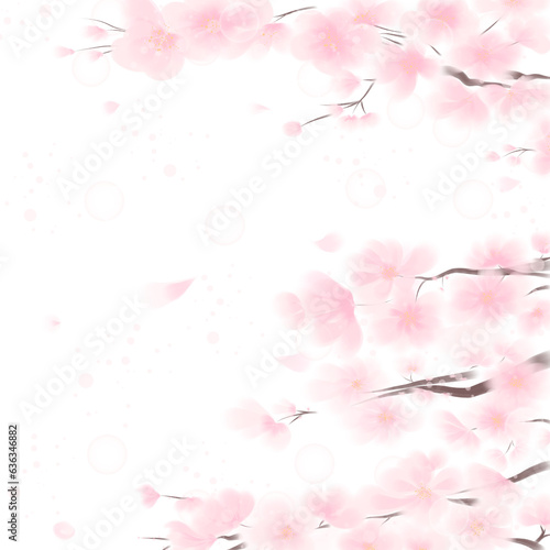 Pastel watercolor cherry blossoms frame wallpapers are suitable for those who want an artistic background.