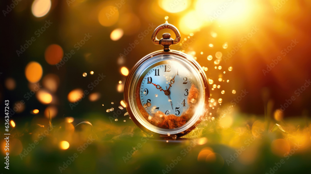 Alarm Clock amidst Natural Splendor