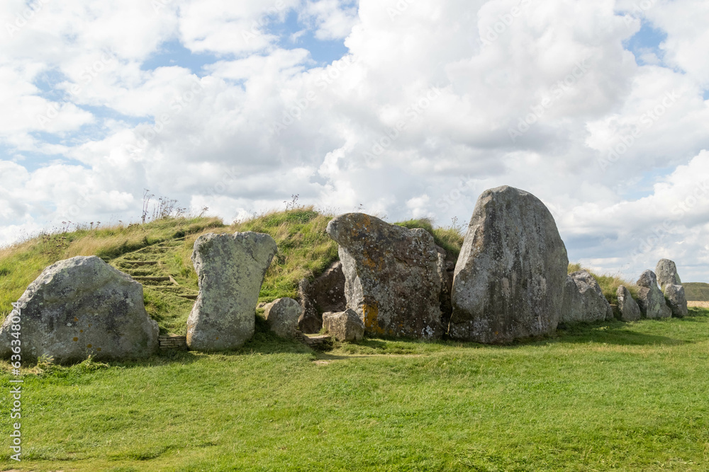 The West Kennet Long Barrow or South Long Barrow The West Kennet Long Barrow or South Long Barrow