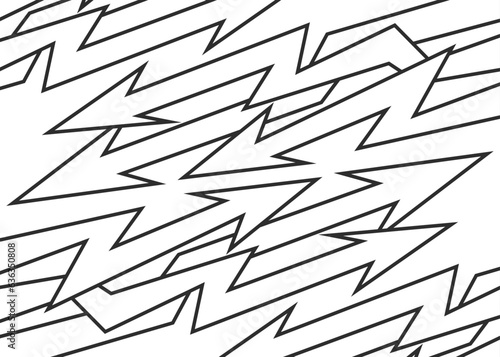Abstract background with seamless arrow pattern. Arrow line pattern