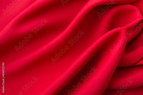 red silk textured fabric surface