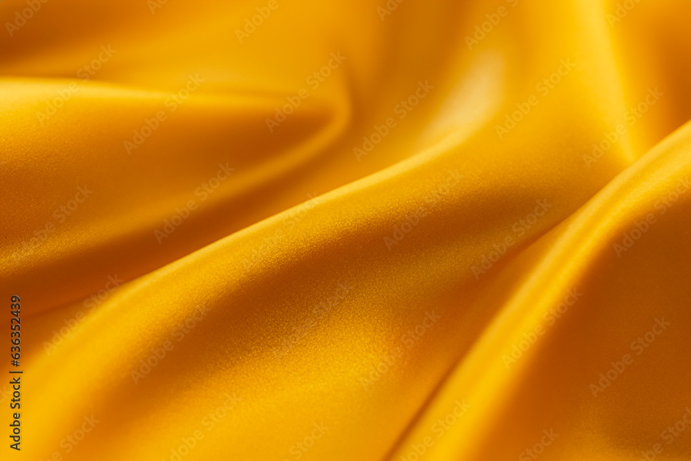 Fototapeta premium golden silk textured fabric surface