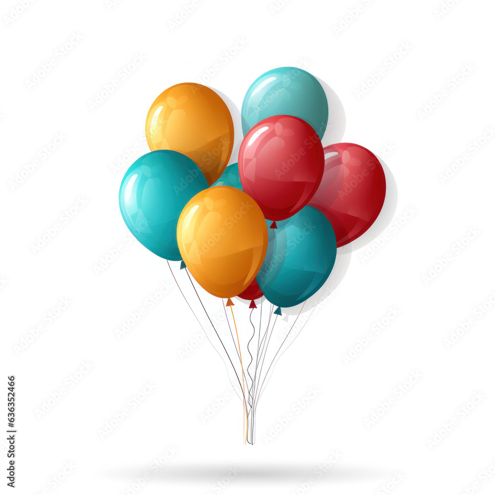 Celebration with balloons (AI Generated) Celebration with balloons (AI Generated)