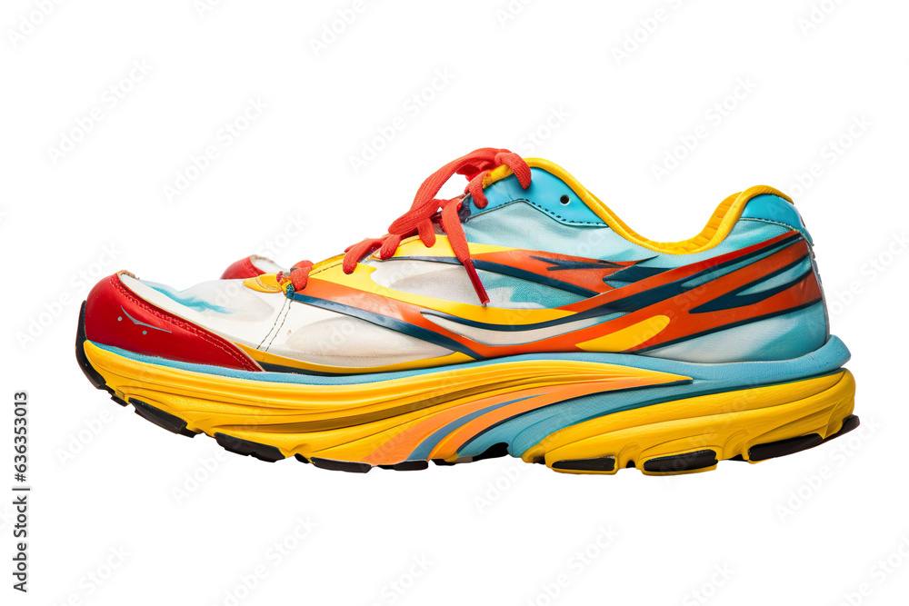 Running shoes on a white background isolated PNG Running shoes on a white background isolated PNG