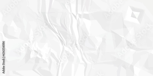 Abstract background of crumpled white paper. White paper sheet texture background. Can use text banners products or business cards your.	