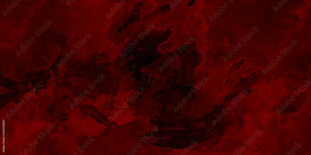 Dark Red horror scary background. Red textured stone wall background. Black and red rock stone background. Dark red horror scary background. Old wall texture cement black red background.