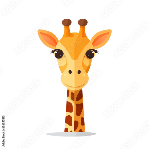 Giraffe illustration (AI Generated)