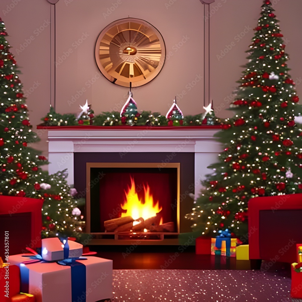 fireplace with christmas decorations fireplace with christmas decorations