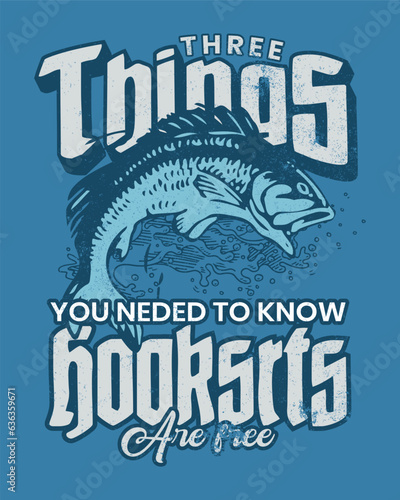 Fishing T-shirt Design, Fishing tee, Fishing sticker Design, Fishing vector artwork