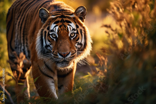 Tigre na natureza - Papel de parede photo