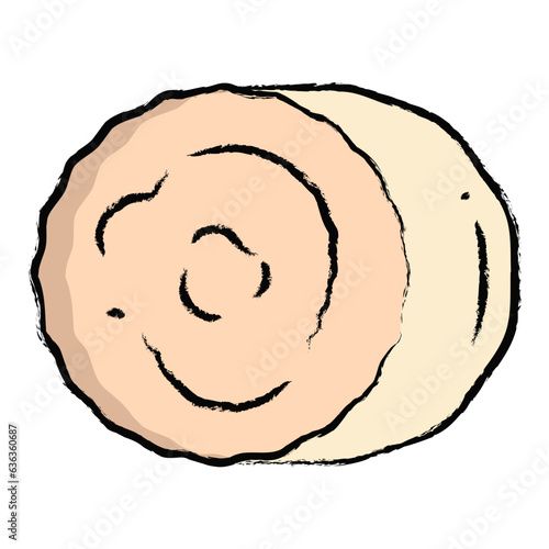 Hand drawn haystack icon