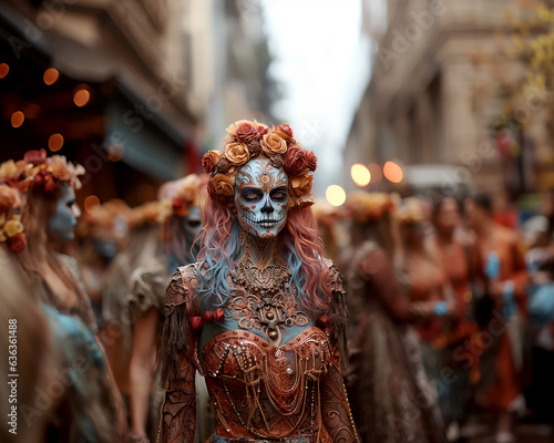 Halloween costume festival, urban parade © aviavlad